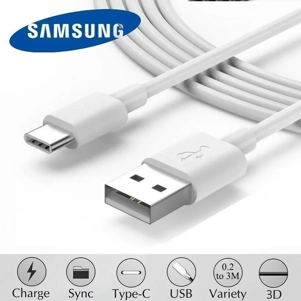 Official SAMSUNG Galaxy Charging Cable for A15 A13 Fast Charge WHITE‎ AUTHENTIC